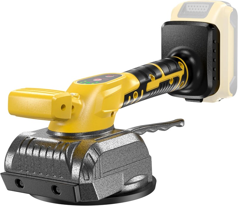Samvinor Tile Vibration Tool for Dewalt 20V Battery, Cordless Tile Vibration Leveling Machine, Tile Suction Cup Tool with Bubble Level Gauge, 5 Speed, Lock Design, for Floor Wall (Battery Not Included) - Image 1